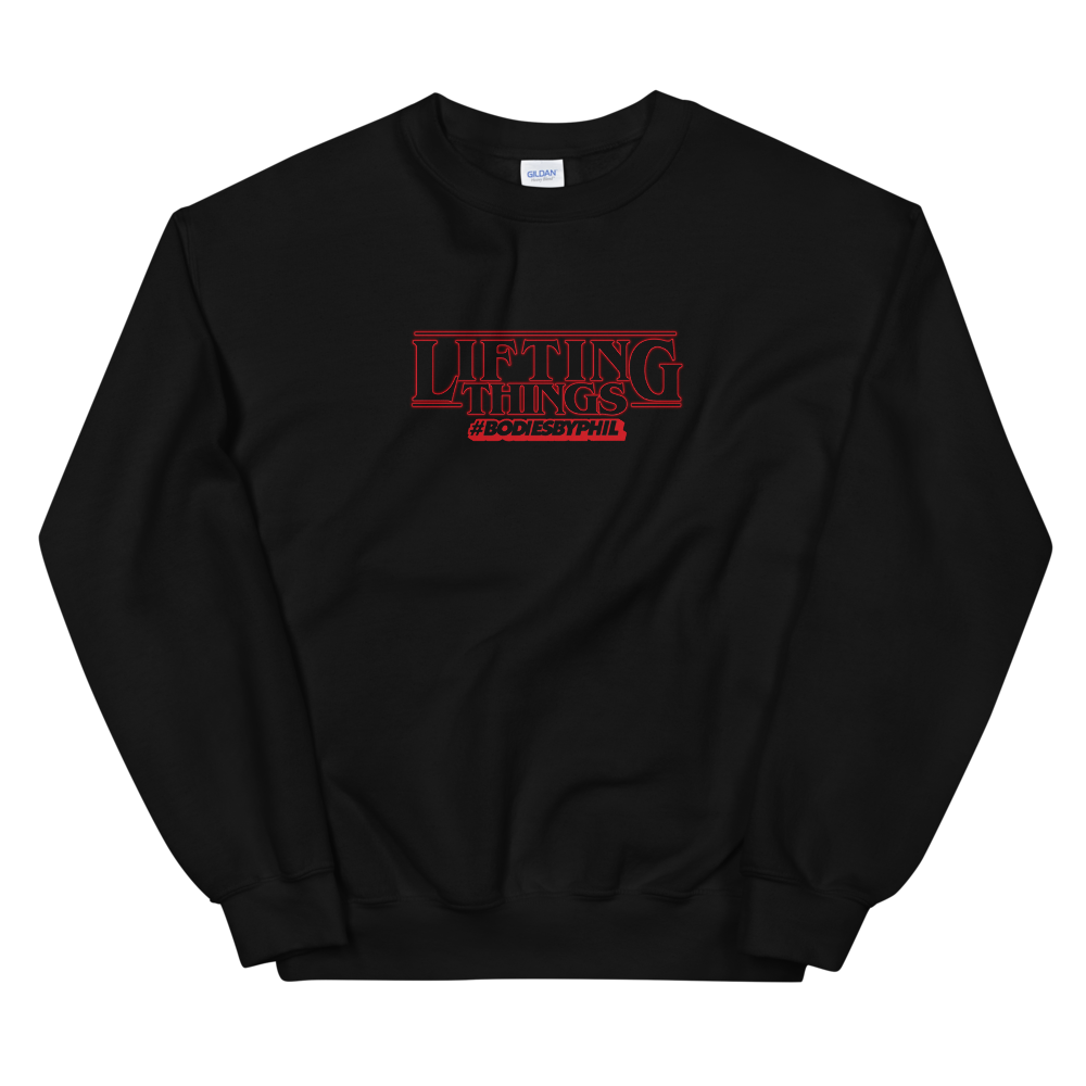 LIFTING THINGS Crewneck Sweatshirt