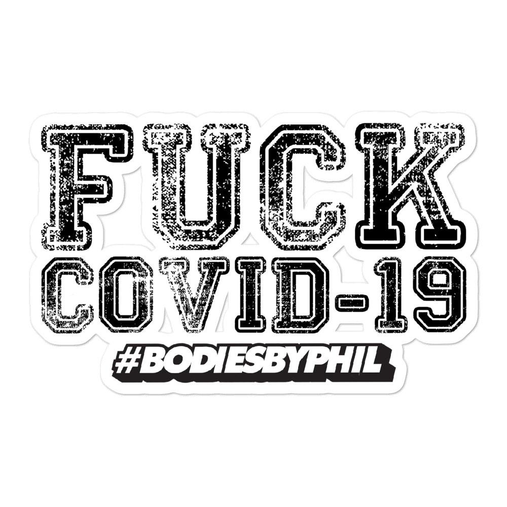 FUCK COVID-19 Die-Cut Sticker