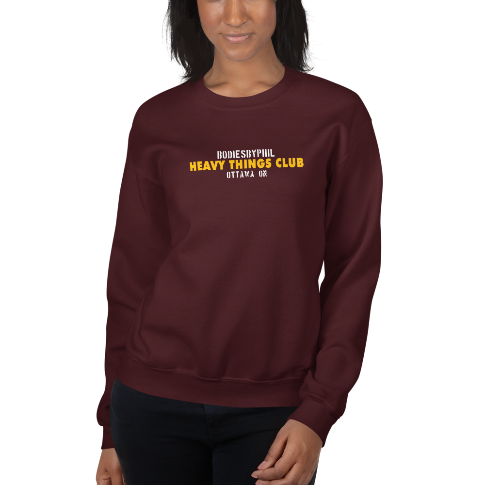 HEAVY THINGS CLUB Crewneck Sweatshirt