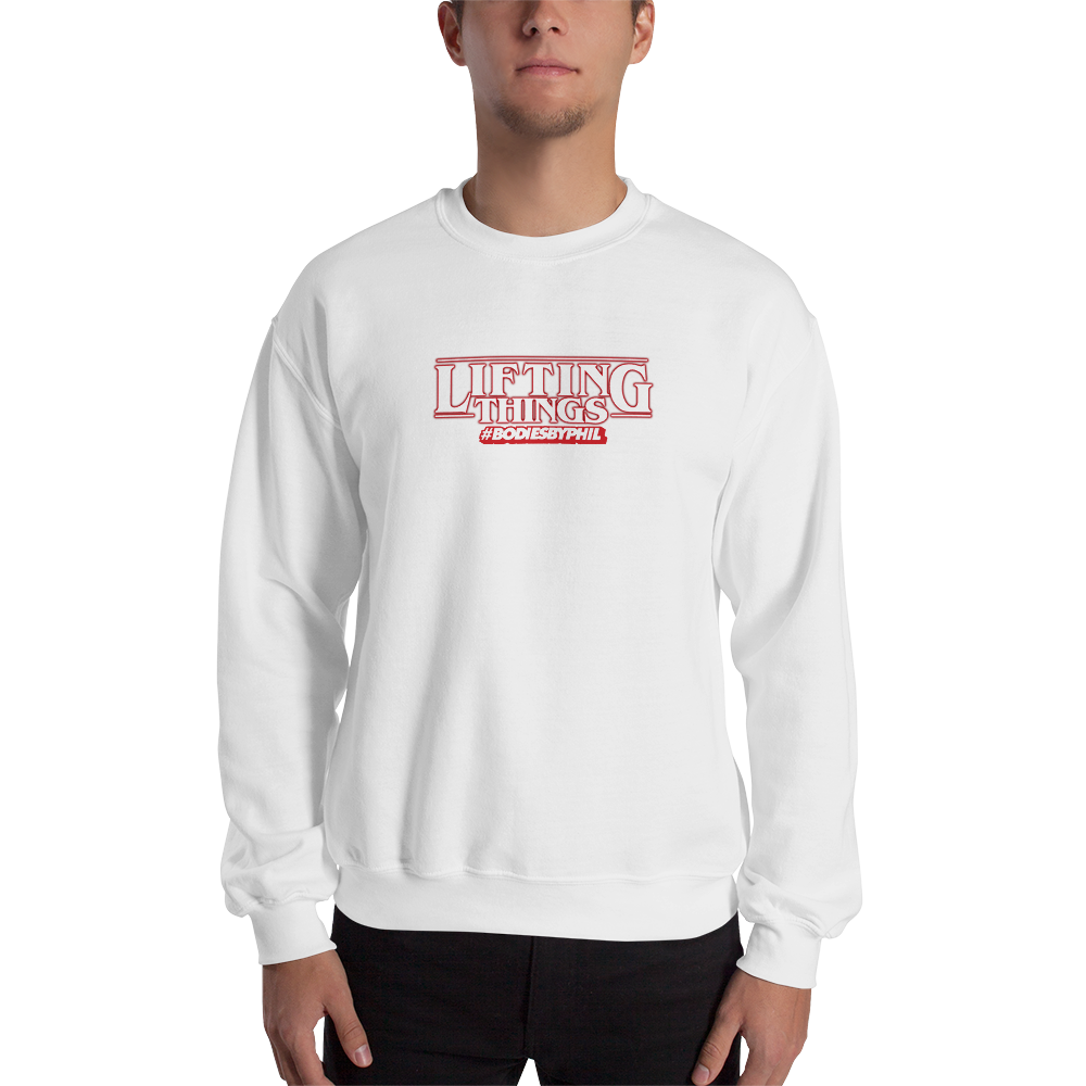 LIFTING THINGS Crewneck Sweatshirt